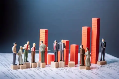 people lookalike figurines standing on different blocks representing social and working environment differences